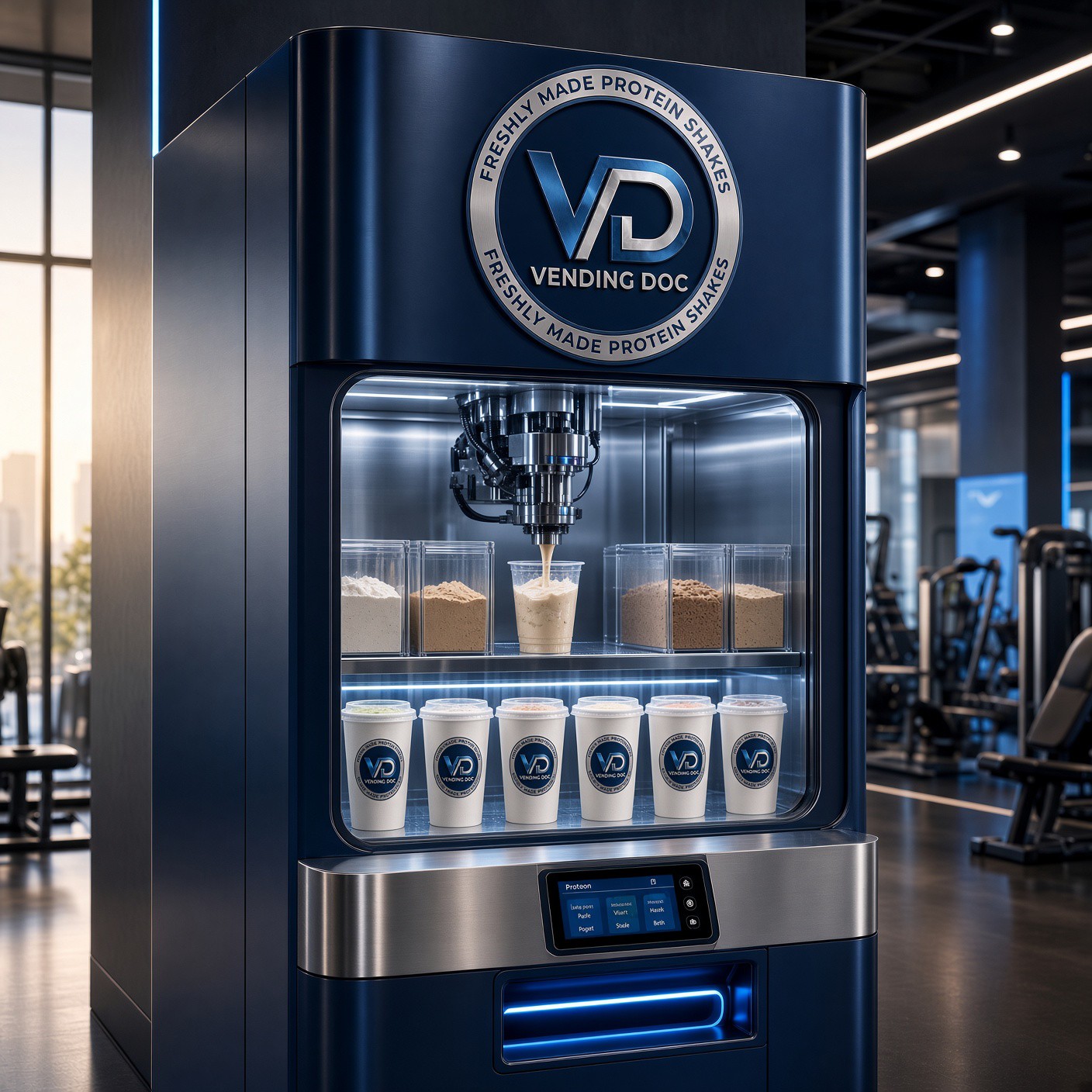 Vending Doc protein shake machine